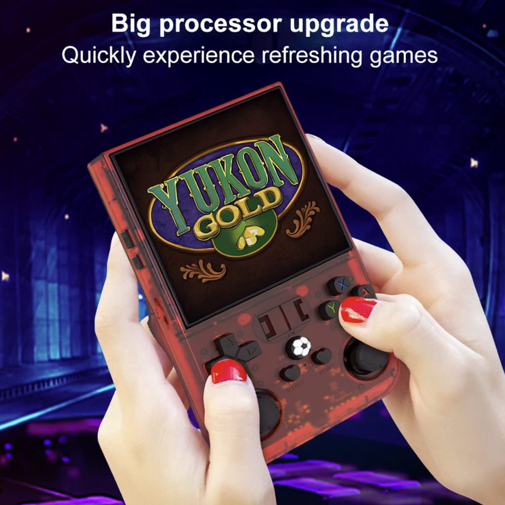 Yukon Gold R36MAX Portable Hand Held Video Player Open Source Linux System 4.0in HD IPS Screen Portable Mini Retro Handheld Game Console