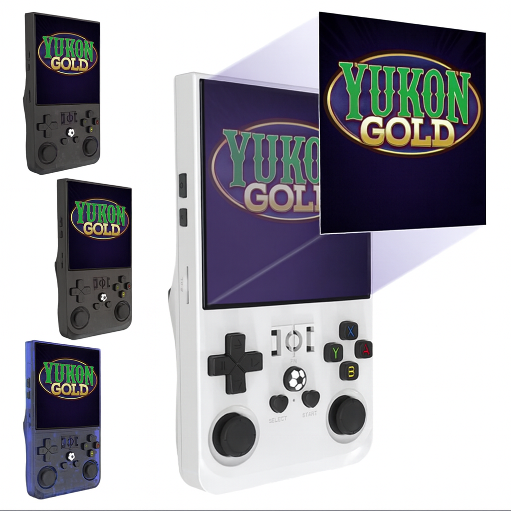 Yukon Gold R36MAX Portable Hand Held Video Player Open Source Linux System 4.0in HD IPS Screen Portable Mini Retro Handheld Game Console