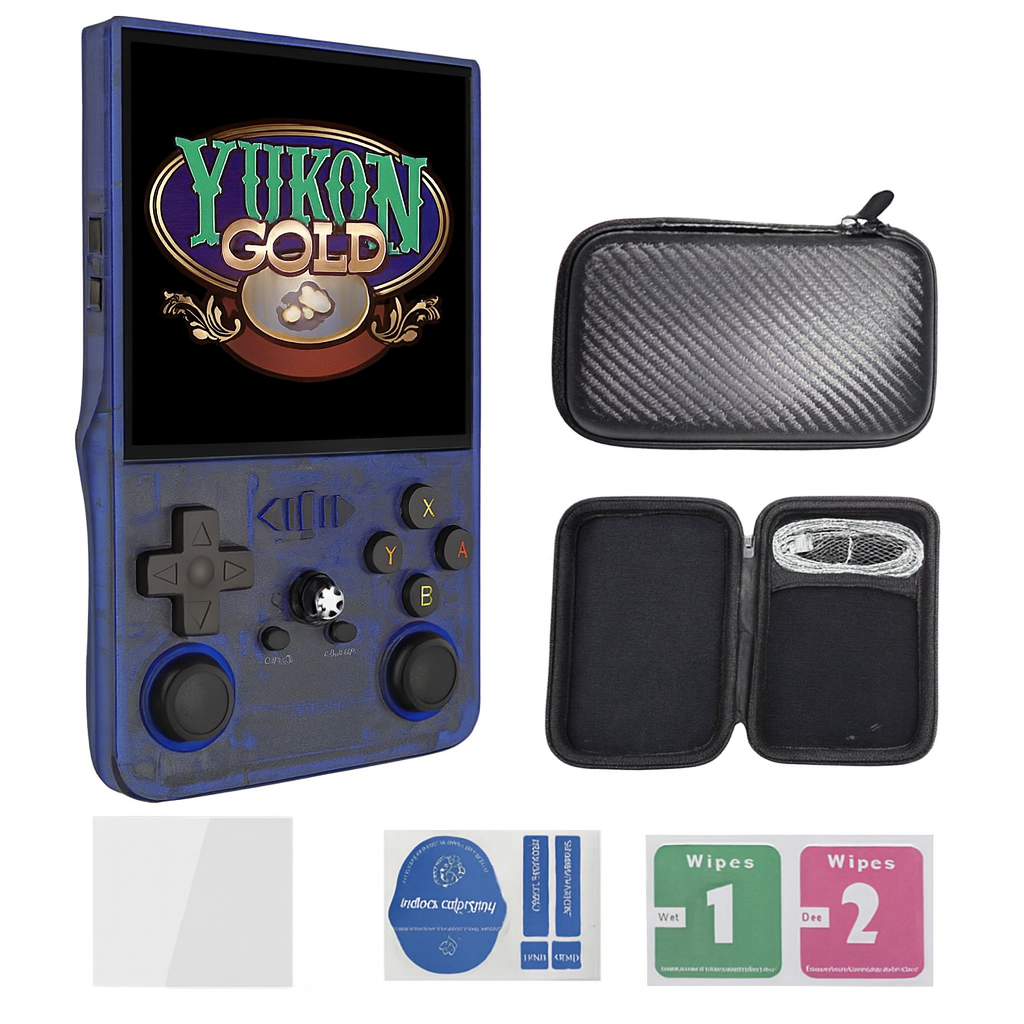 Yukon Gold R36MAX Portable Hand Held Video Player Open Source Linux System 4.0in HD IPS Screen Portable Mini Retro Handheld Game Console