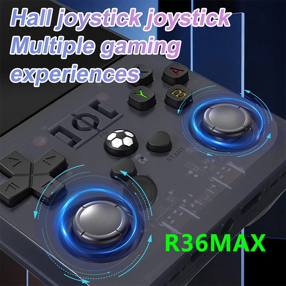 Yukon Gold R36MAX Portable Hand Held Video Player Open Source Linux System 4.0in HD IPS Screen Portable Mini Retro Handheld Game Console