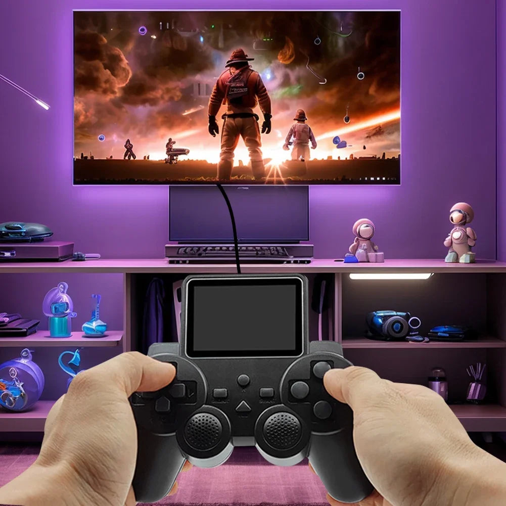 Handheld Game Console Built-in 520 Games Portable Game Player with Rechargeable Battery Retro Game Console Gifts for Boys Girls