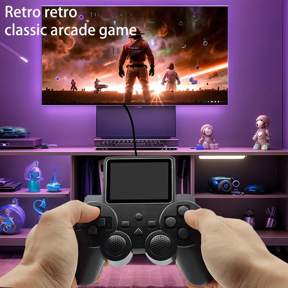 Handheld Game Console Built-in 520 Games Portable Game Player with Rechargeable Battery Retro Game Console Gifts for Boys Girls