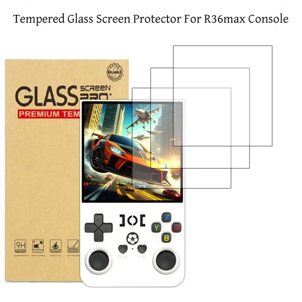 For R36 Max Tempered Glass Screen Protector Films Anti-Scratch Tempered Glass Film Screen Tempered Film Game Console Accessories